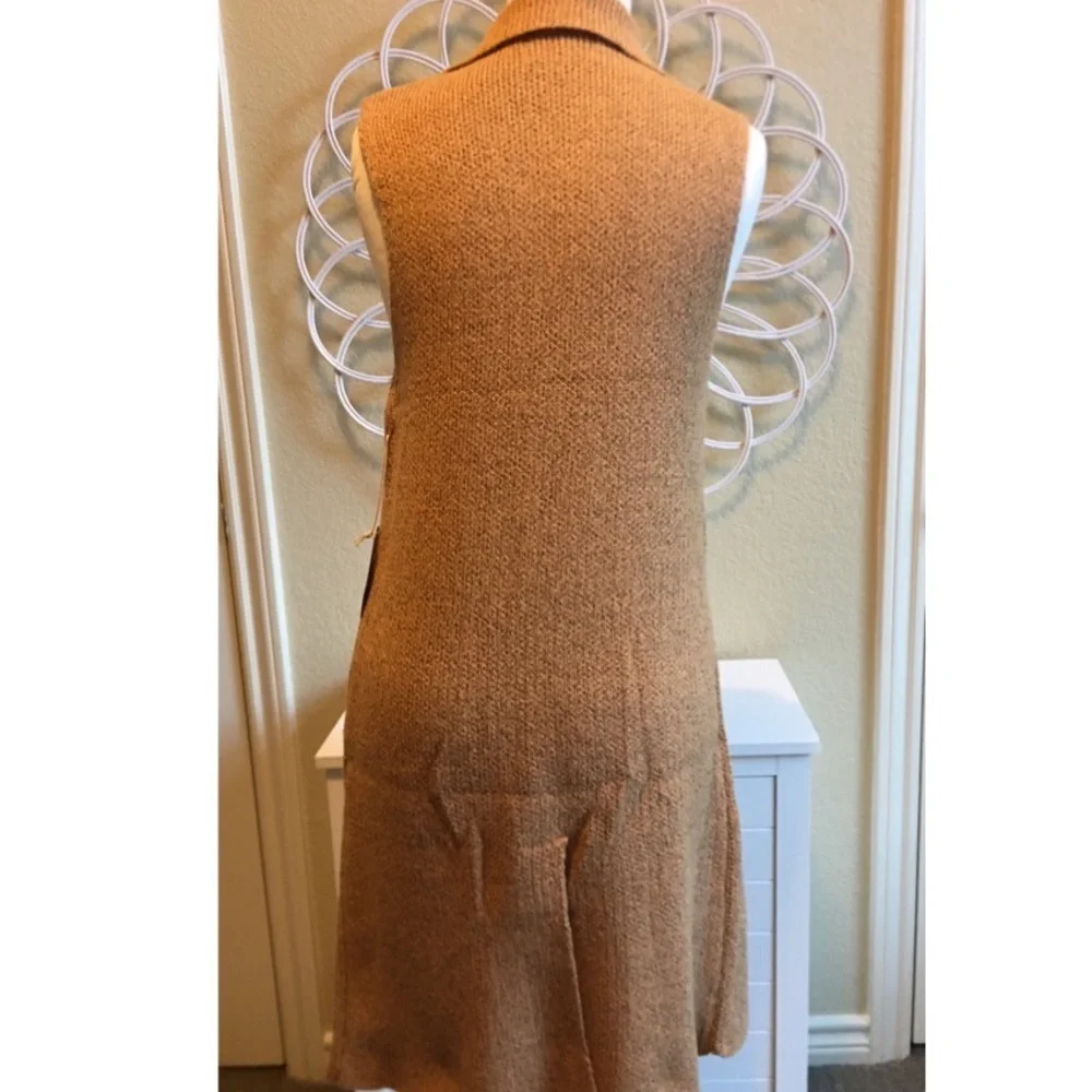 š„LAST ONEš„Mustard Sweater Cardigan Vest - Picture 3 of 6